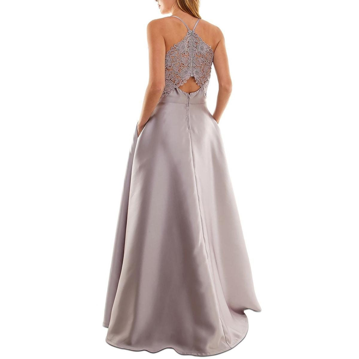 11223 Mauve Satin. A line, split, pockets.