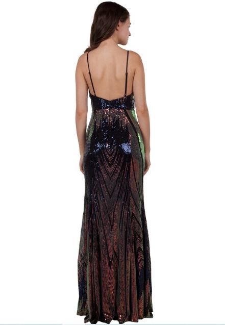 11416 Navy metallic mermaid