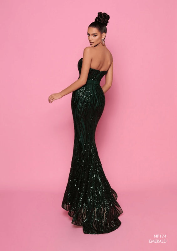 11461 Emerald sequin mermaid. RRP $530 OUR PRICE $399.