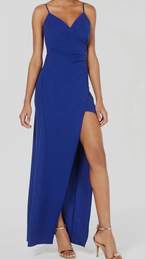 11495 Royal crepe, fitted, split