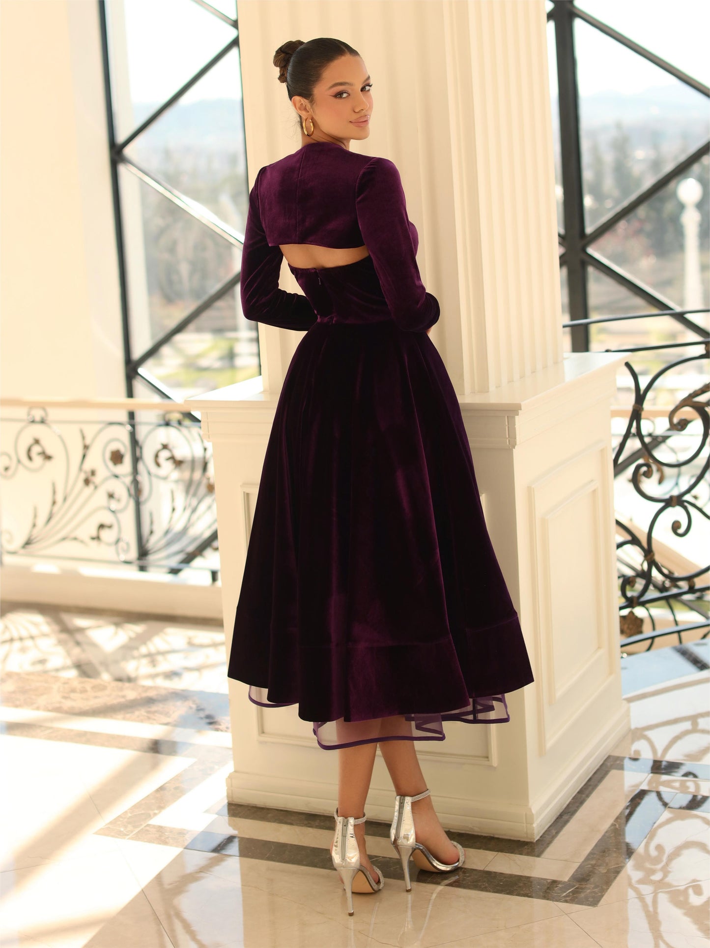 11570 Stunning plum midi with jacket. RRP $495. Ours $399