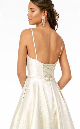 71716 Gold, modern princess, full Aline.