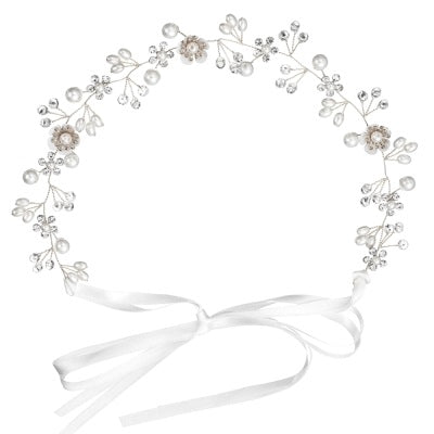 7427S Daisy divine silver hair vine