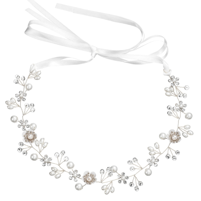 7427S Daisy divine silver hair vine