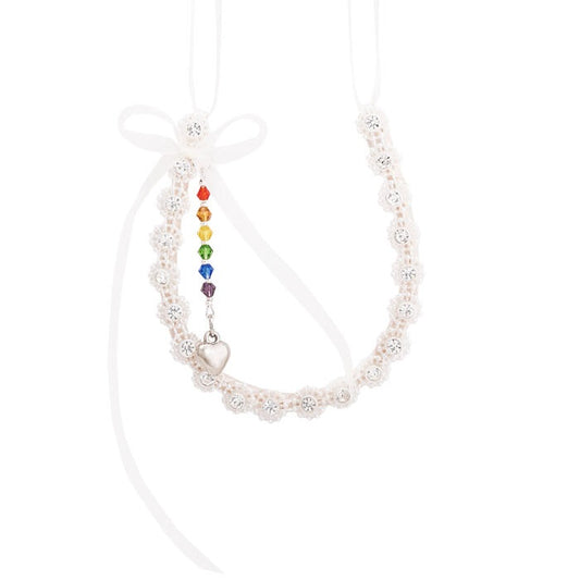 BBHS45 Rainbow bridal horseshoe