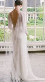 BBV51 single layer 2m plain tulle cape veil.