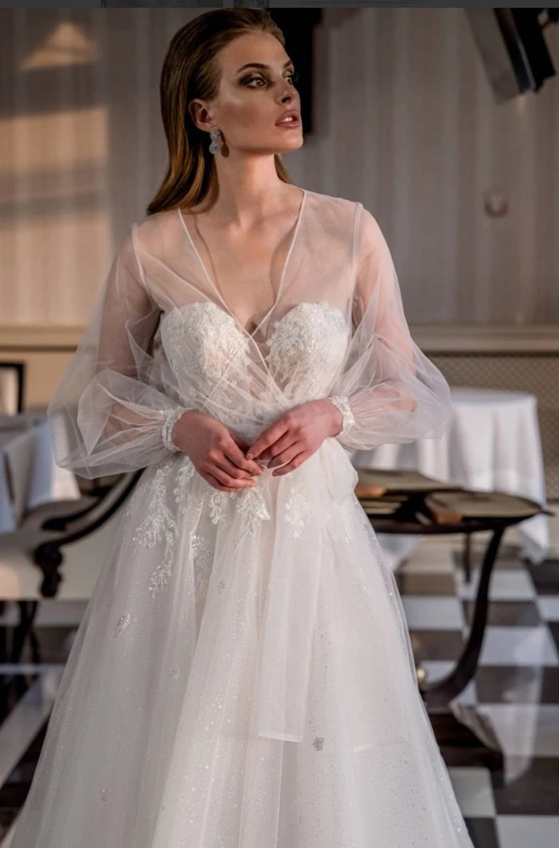 BBV77 Tulle wrap jacket size - Main Image