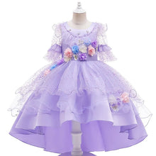 G20290 lavender butterfly flower girl, party dress. Age 7