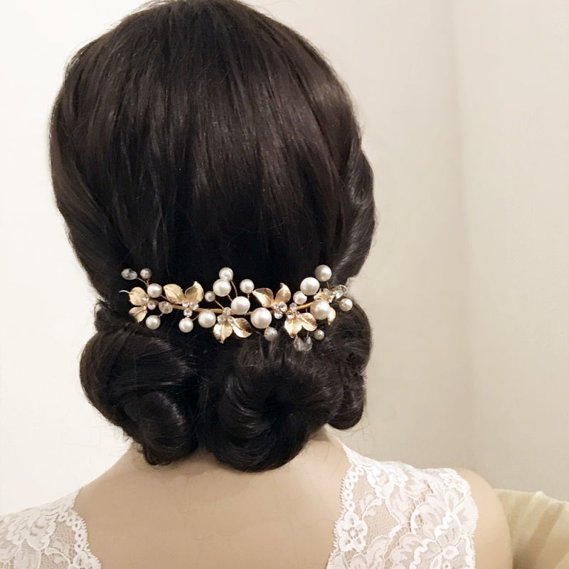 #7104 Stunning crystal mini hair vine By Athena Bridal Jewellery