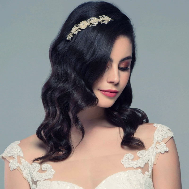 #7082 Gatsby inspired Estelle headpiece by SASSB