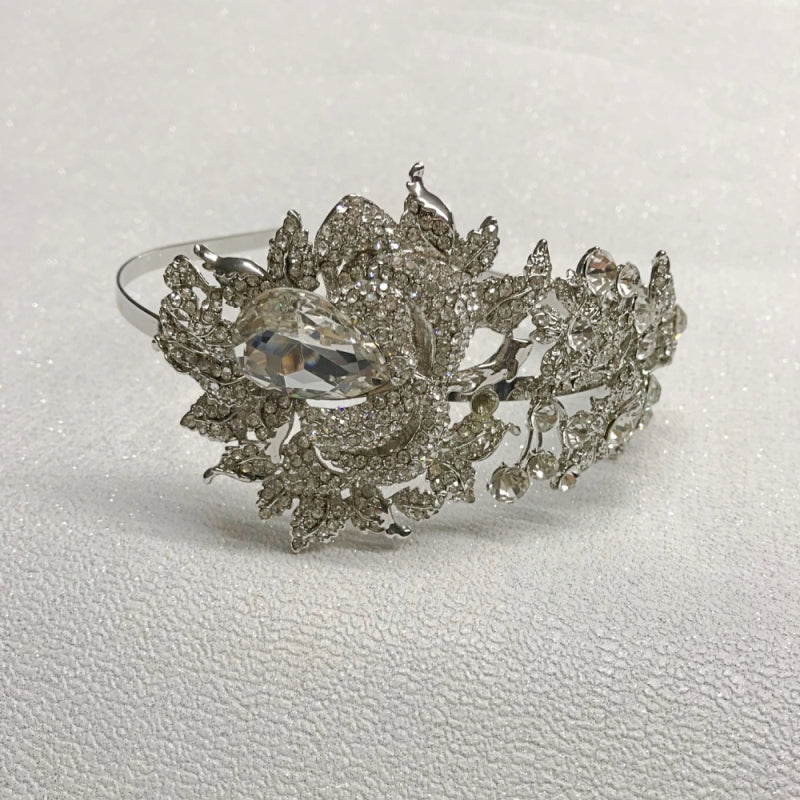 #7083 Statement Vintage inspired crystal hairband by Athena