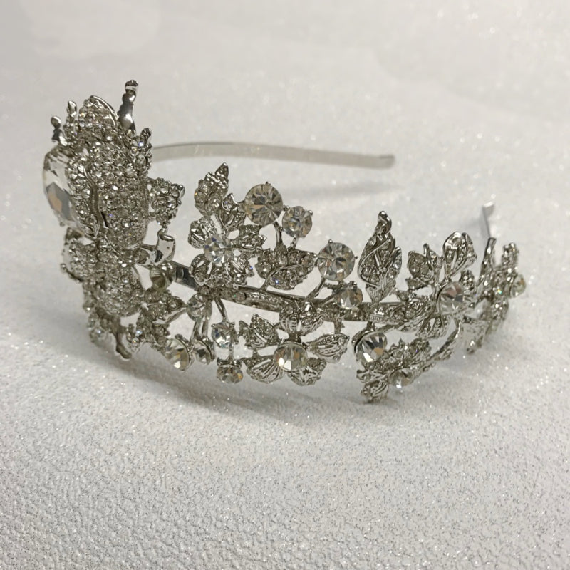 #7083 Statement Vintage inspired crystal hairband by Athena