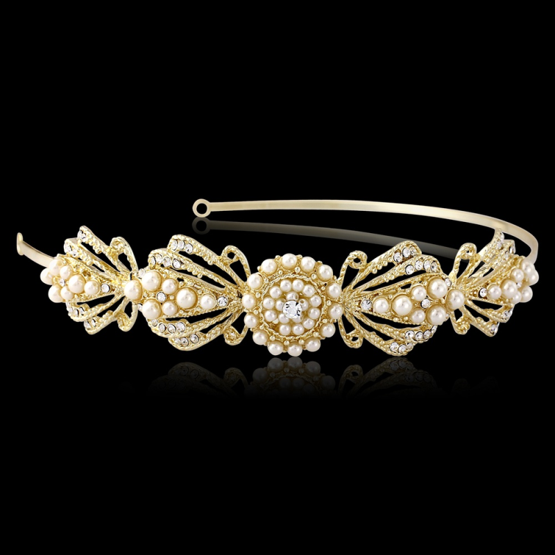 7082RG Gatsby inspired Estelle headpiece by SASSB.