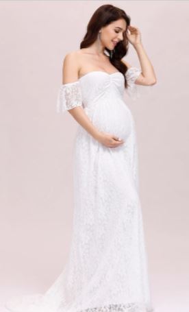 The Kiki (off white). Bohemian off shoulder lace. Hire. $99.00.