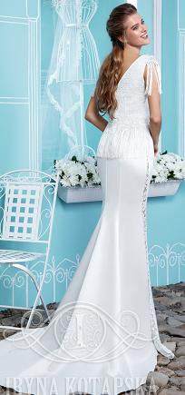 70030 Bohemian gown by Iryna Kotapska, ivory satin