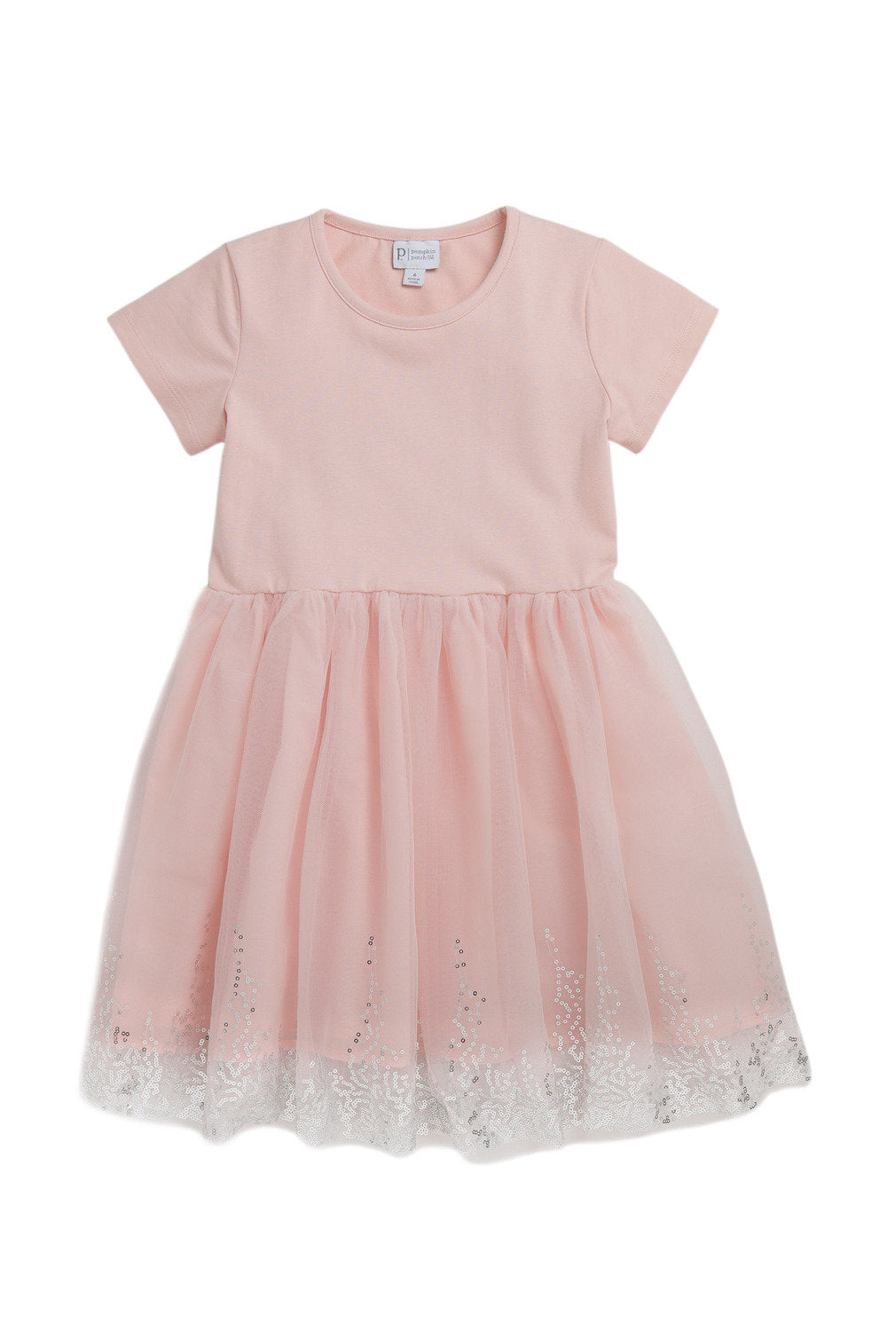 G20204 dusty pink flower girl/ party dress age 5 and 7.