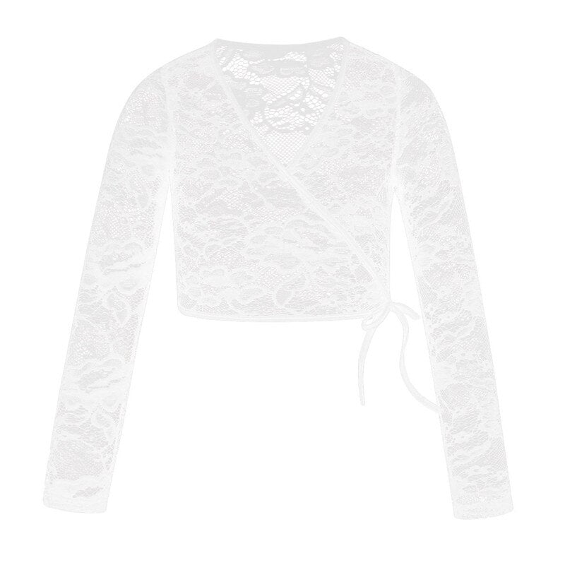 G20230 White, lace wrap bolero. Communion, flower girl/ party.