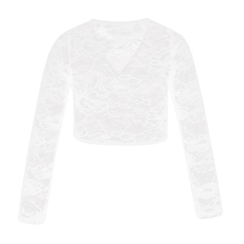 G20230 White, lace wrap bolero. Communion, flower girl/ party.