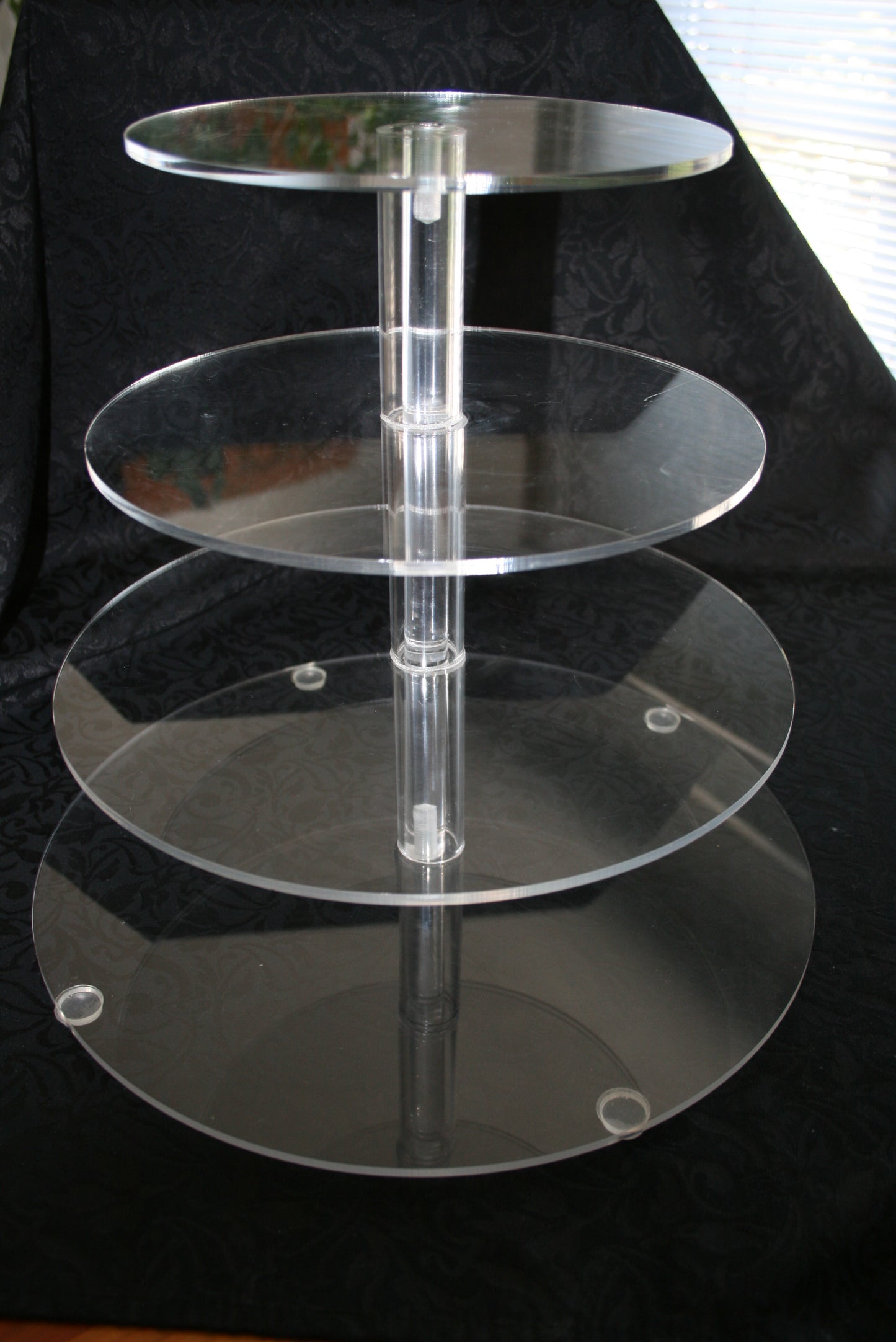 BB4TCS 4 Tier acrylic stand $43.50 use for doughnuts