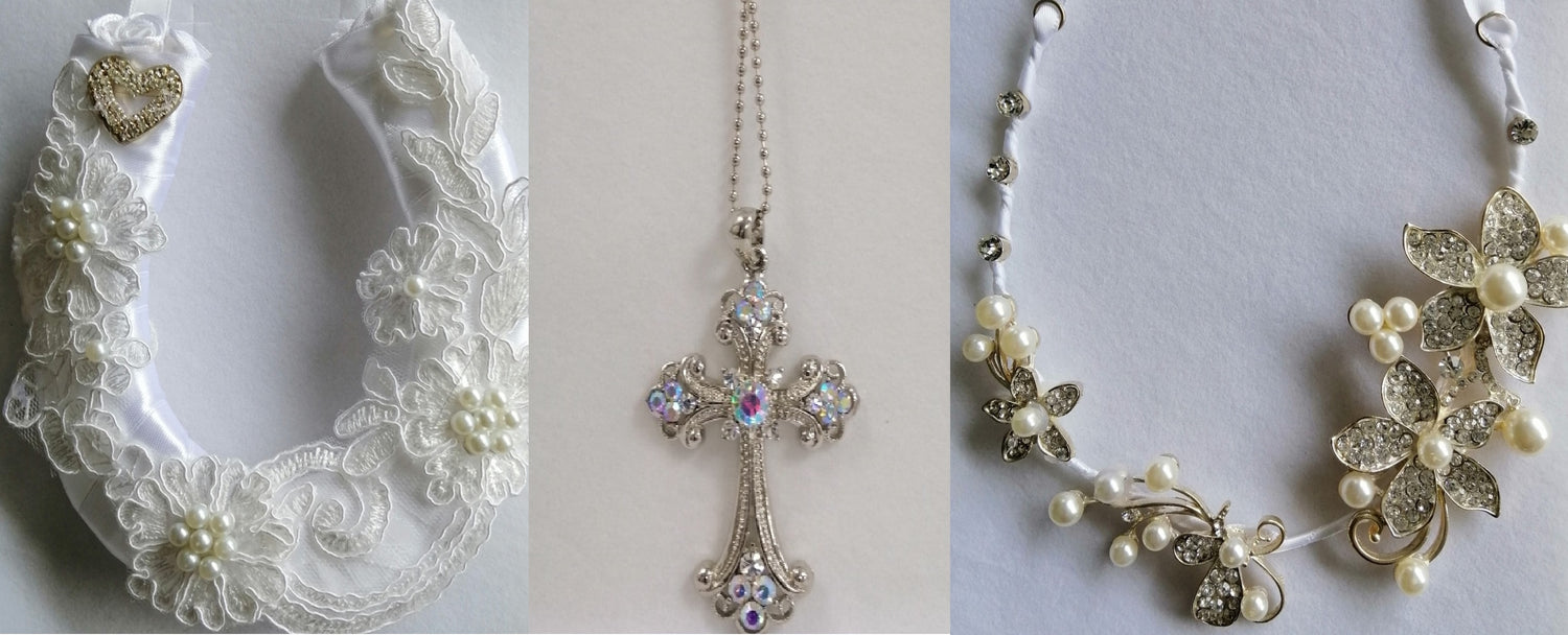 Horse Shoes and charms for your wedding day.