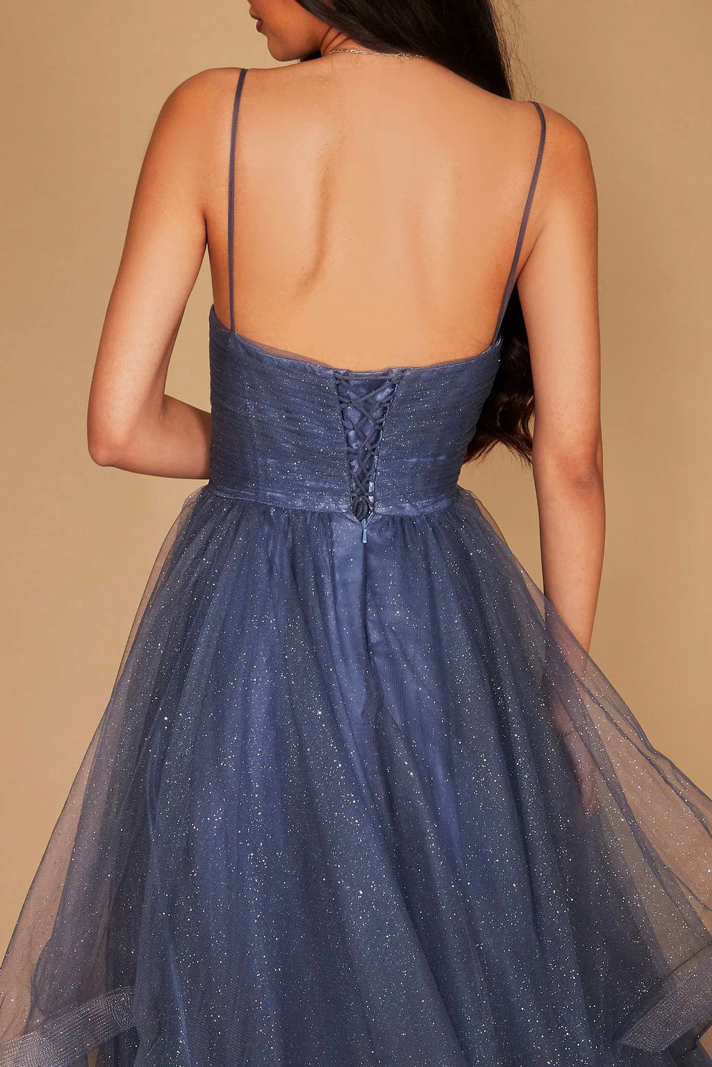 11155PB Blue, layered sparkle tulle modern princess.