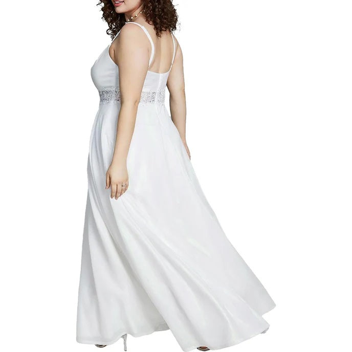 11279 Round neckline. Soft iridescent fabric. Waist detail.