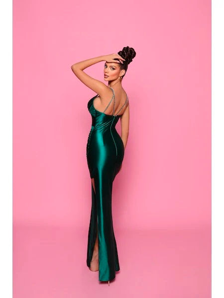 11432 Nicoletta NP159. Fitted. Diamante detail. Split.