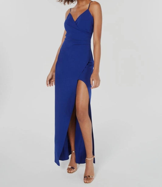 11495 Royal crepe, fitted, split