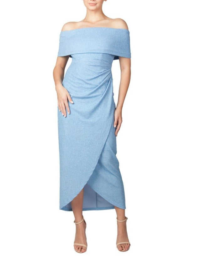 11578 pale blue, ankle length, off shoulder
