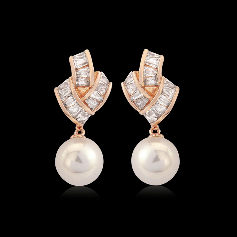 7485 CUBIC ZIRCONIA COLLECTION - GATSBY GLAM EARRINGS