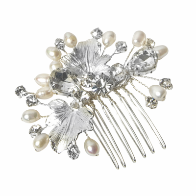 7655 Crystal embellished hair comb