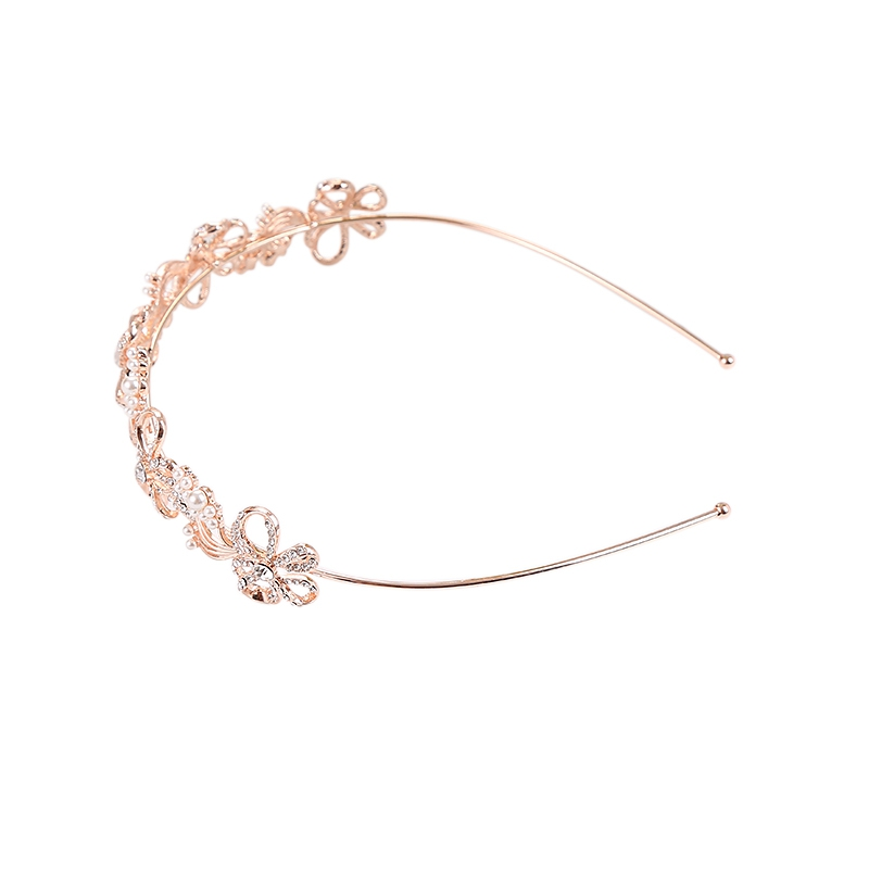 7467   CHIC CRYSTAL TREASURE HEADBAND ROSE GOLD.