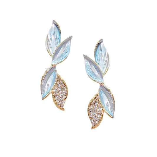 7680 ATHENA COLLECTION - CHIC DROP EARRINGS -BLUE