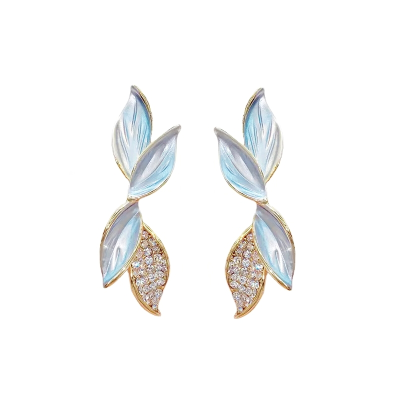 7680 ATHENA COLLECTION - CHIC DROP EARRINGS -BLUE