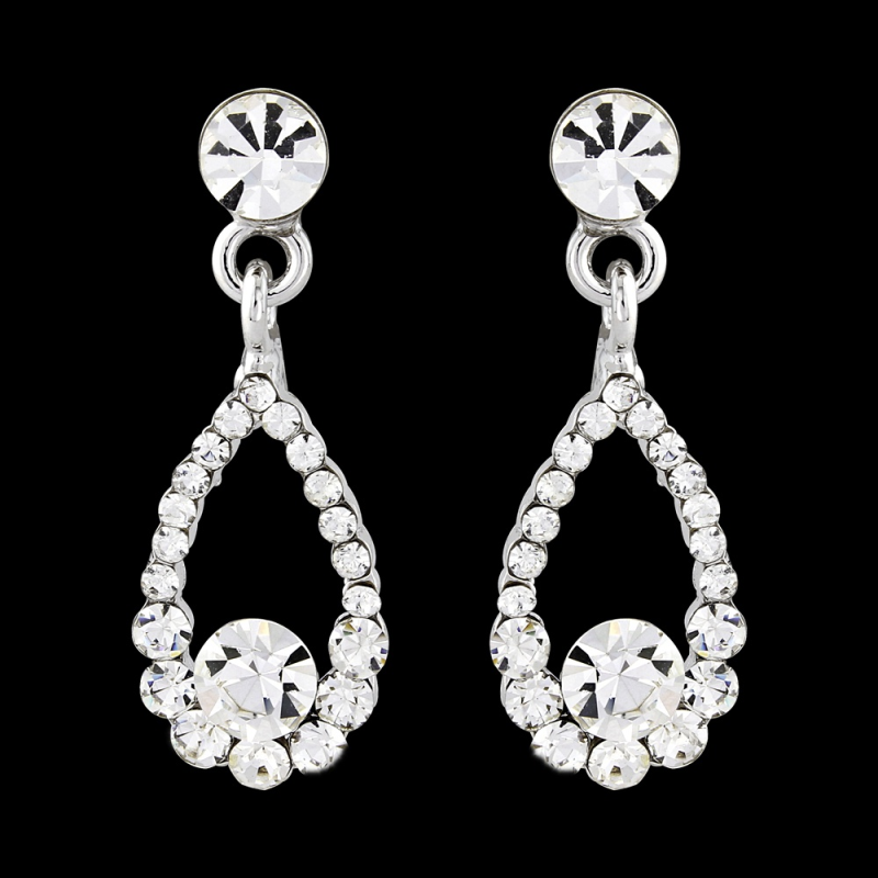 7512 Swarovski & CZ Collection - Crystal Gem Earrings