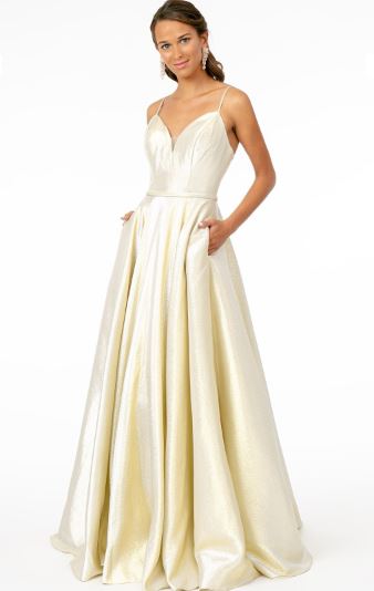 71716 Gold, modern princess, full Aline.