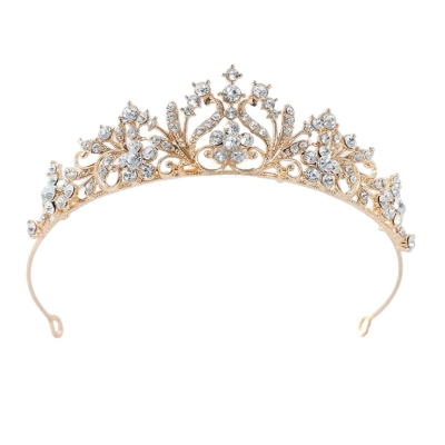 7665 Dainty Daisy Tiara. Delicate and lightweight. Rose Gold