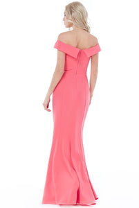GODDESS designer gown 10699 coral size 18