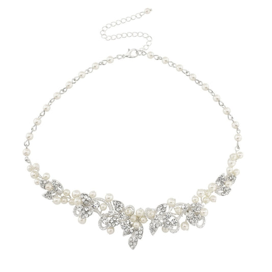 #7094A  Exquisite Bridal pearl necklace by SASSB