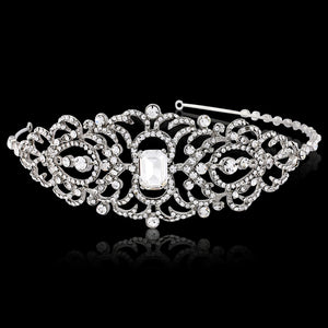 #7053 Vintage inspired crystal hairband by Athena