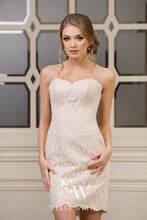 Style 70083 size 6 designer gown by Nelly White.