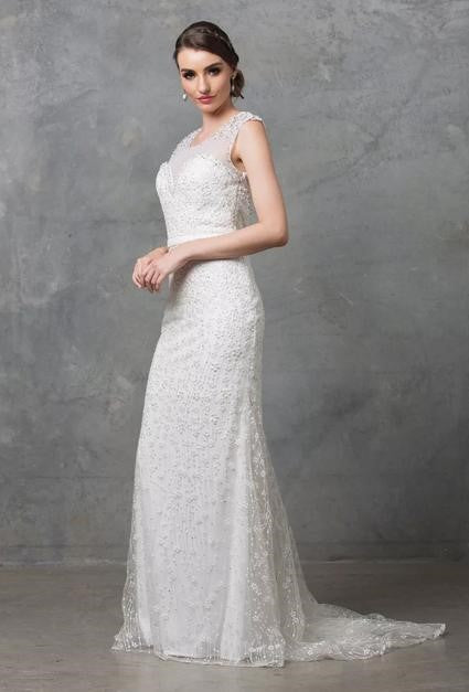 70561 - TC013 beaded fit and flare by Tania Olsen.