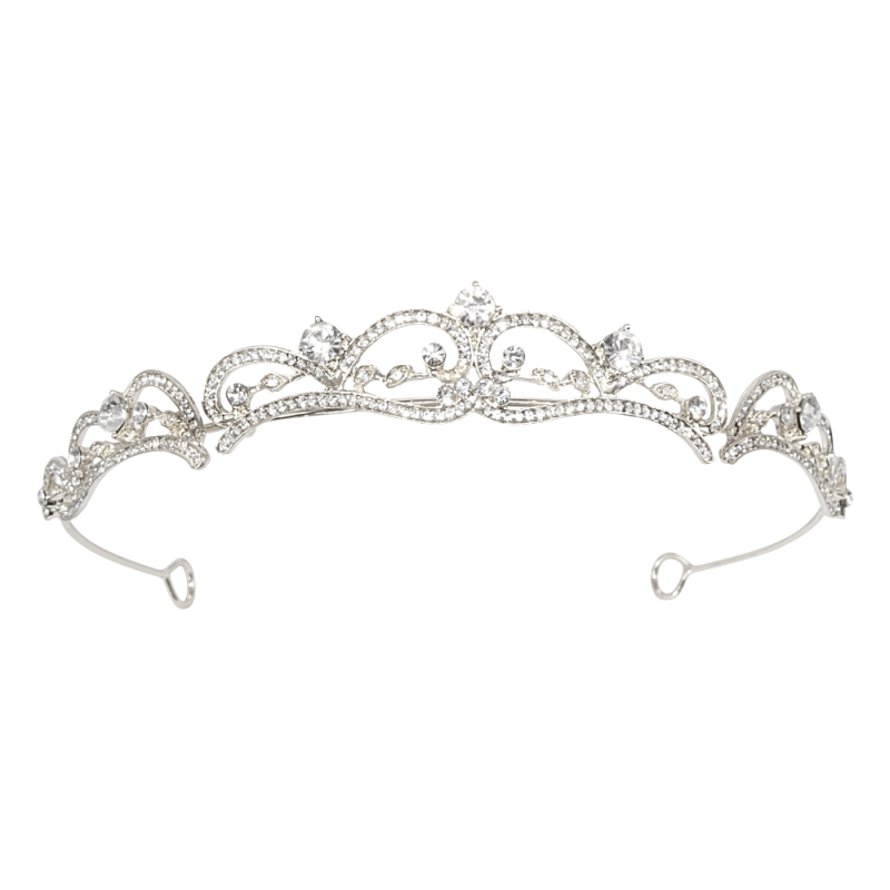 7435 Eternally crystal silver tiara.