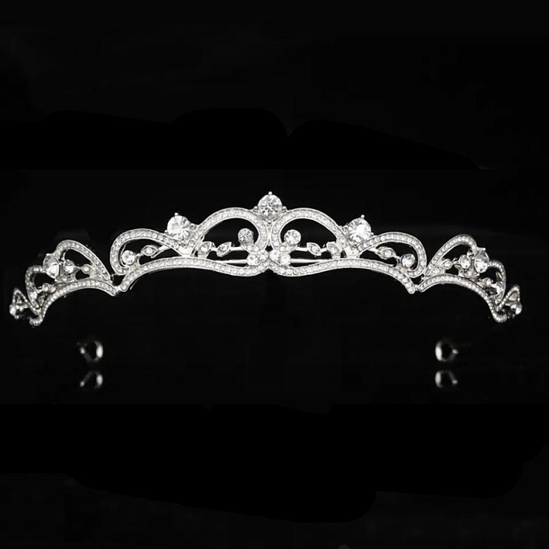 7435 Eternally crystal silver tiara.