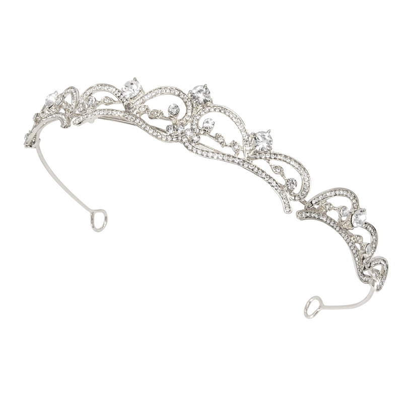 7435 Eternally crystal silver tiara.