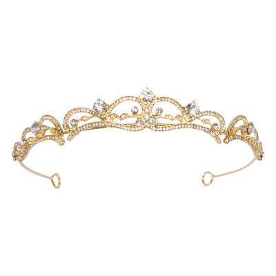 7436 Eternally crystal gold tiara