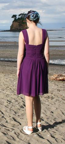 BM002 purple knee length size 18.