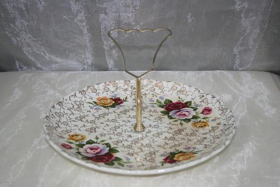 BB1TP1 1 Tier porcelain vintage cup cake stand $8.70. 1 available