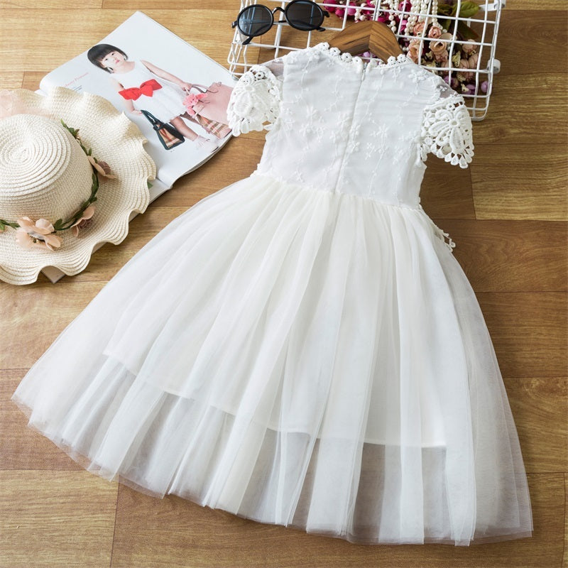 G20255 Dark Cream. Flower girl/party dress. Age 2 and age 4