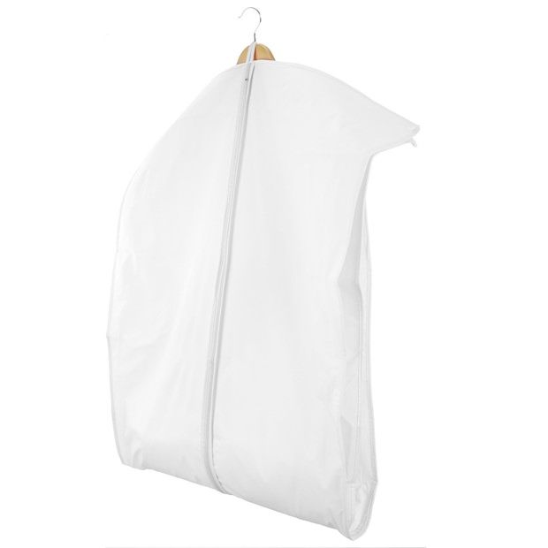 #8003 Bridal Gown Bags. WHITE PEVA, SHOWERPROOF and PROTECTIVE.